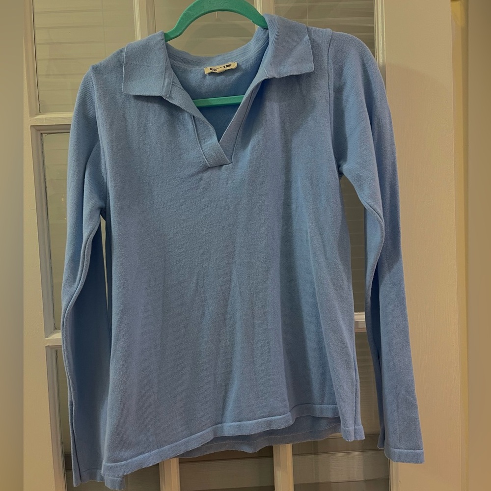 SOLD Djerf avenue blue getaway top in perfect condition only worn once! - Picture 2 of 5
